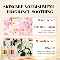 Gel douche liquide nourrissant blanchissant à bulles naturel biologique à étiquette privée 800 ml