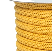 Cordon en papier tricoté souple de 3-7 mm, corde 100 % écologique pour poignée de sac en papier, emballage cadeau, artisanat, décoration DIY, vente en gros