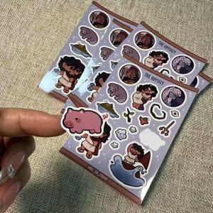 cute children gift & craft self adhesive custom decal <b>sheet</b> - Product Image 2