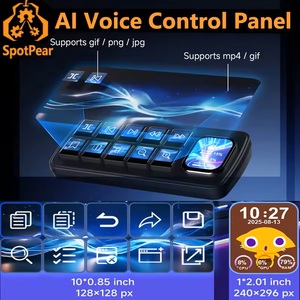 Ai deepseek cơ khí bàn phím bằng giọng nói máy tính Linux 10x0.85inch Màn hình LCD tùy chỉnh phím + 2.01 inch hiển thị thứ cấp - Product Image 2