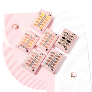 <span class=keywords><strong>Faux</strong></span> <span class=keywords><strong>ongles</strong></span> en PMMA acrylique à pression, forme amande, ligne irrégulière, vente en gros, étiquette privée, livraison directe - Product Image 2