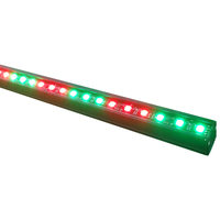 Açık bina dekorasyon programlanabilir dijital video etkisi DC12/24V 12W RGBW IP65 dmx led ışık bar