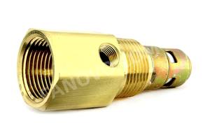 Pièce de <span class=keywords><strong>compresseur</strong></span> d'air en laiton avec filetage mâle et femelle NPT dans la soupape de refoulement du réservoir - Product Image 3