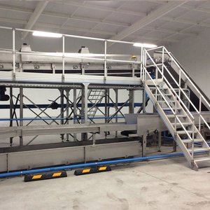 Aluminum Alloy Work <b>Platform</b> With Stairs And Railings For Industrial Use 500kg Load Capacity Fixed Height Extrusion Profile - Product Image 3