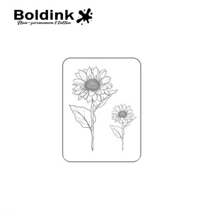 Tatuaje Temporal de Tinta Jagua <span class=keywords><strong>con</strong></span> Diseño Realista de <span class=keywords><strong>Girasol</strong></span>, Resistente al Agua y de Larga Duración (2 Semanas), Marca Boldink - Product Image 6