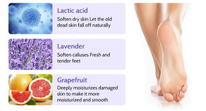 Masque pour les pieds, usine, <span class=keywords><strong>Peeling</strong></span>, nourrissant, magique, exfoliant, <span class=keywords><strong>lait</strong></span> <span class=keywords><strong>de</strong></span> chèvre, hydratant, lavande, masque pour les pieds, <span class=keywords><strong>Peeling</strong></span> - Product Image 4