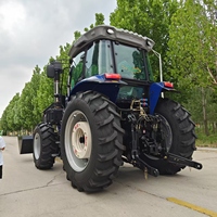 Tracteur à couple élevé turbocompressé de 160 ch, sortie hydraulique multi-directionnelle, attelage trois points arrière, compatible avec les équipements agricoles lourds