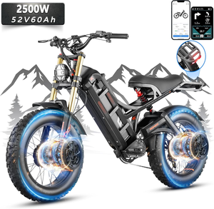 Bicicleta Eléctrica eAhora Romeo 2 2026 con Llantas Gruesas para Adultos, Bicicleta Todoterreno de 20 Pulgadas, 7 Velocidades, Frenos de Disco Hidráulicos - Product Image 2