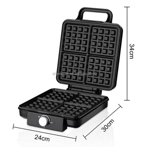 Wework Điện Waffle Nhà Sản Xuất 4 Lát Mỗi Lô 1500W Không Dính Waffle Baker Máy Nhà Sử Dụng Vuông Waffle Maker Máy - Product Image 2