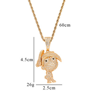 Collar con Colgante de Niño de Dibujos Animados, Joyería con Dije de Personaje para Niños y Adultos - Product Image 5