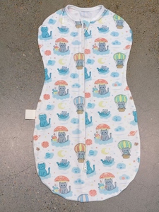 Saco <span class=keywords><strong>de</strong></span> Dormir <span class=keywords><strong>de</strong></span> Bambú y Spandex, Suave, para Bebés, Unisex, con Cierre <span class=keywords><strong>de</strong></span> 2 Vías, Transpirable - Product Image 4