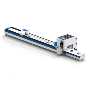 Tự động vuông CNC Sợi Ống Laser ống máy cắt 1500W 2000W 3000W kim loại ống cắt laser