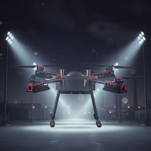 Drone d'éclairage portable à faible altitude pour zones polaires 25000 ㎡   Éclairage <span class=keywords><strong>24h</strong></span>/24 longue durée - Product Image 4
