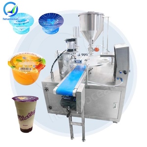 OCEAN Fruit Jelly Kcup Máquina de llenado Automático Yogurt Helado Cono Jam Cup Máquina de llenado y sellado - Product Image 1