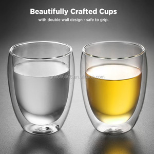 OEM soffiato a mano doppia parete <span class=keywords><strong>tazza</strong></span> di vetro <span class=keywords><strong>tazza</strong></span> di caffè e tazze di vetro termico tazze da caffè viaggio <span class=keywords><strong>tazza</strong></span> di amici regalo - Product Image 4