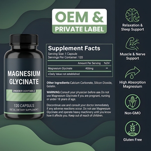 Capsules de glycinate de magnésium à marque privée : Activez la GABA, réduisez les réveils nocturnes, complément pour le soutien du sommeil - Product Image 6