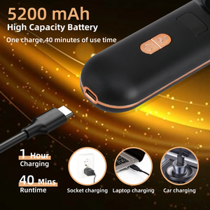 Phenitech Cordless <strong>Hair</strong> <strong>Straightener</strong> Brush Portable Heated Straightening Brush, <strong>Mini</strong> Ionic Hot Comb <strong>Straightener</strong> for Women - Product Image 4