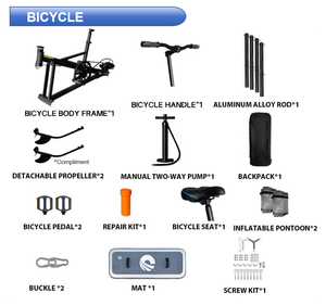 Cadre de vélo intégré à double structure pour vélo aquatique gonflable domestique, à vendre et à louer - Product Image 6