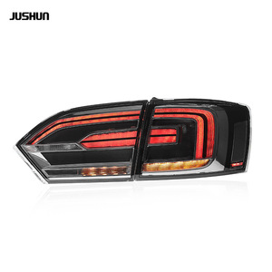 Feux arrière à LED Jushun pour Volkswagen Sagitar Mk6 12V, version rouge, noir, blanc, clignotants séquentiels, feux de jour - Product Image 1