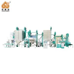 Automatic Rice Husk Hulling Processing Equipment Machinery Rice Milling Machine With Combined