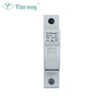 Fusible de cadena solar Yinrong DC 1000V de cerámica de acción rápida I2T para caja combinadora de cadenas fotovoltaicas