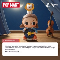POPMART Nyota You I Are All Stars Series Figurine d'action en ABS/Métal/PVC Boîte mystère Officielle Échelle 1:144 Jouet de dessin animé unisexe