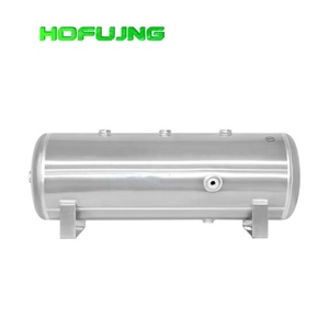 Tanque de Almacenamiento de Aire Horizontal de Aluminio de 35L/9.2 Galones Personalizado para Suspensión de Camión/Bocina de Coche - Product Image 3