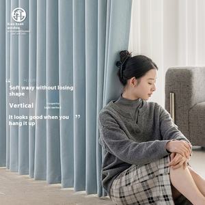 Tela de cortina opaca completa con estampado Floral de alta calidad Ke Qiao para dormitorio, Hotel, oficina, venta al por mayor, proyectos de cortinas y cenefas - Product Image 5