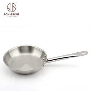 industrial cooking pot set stainless steel non-stick mini fry pan kitchen cookware sauce pan egg pan with handle for restaurant