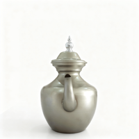 Bouilloire à thé tibétaine multifonctionnelle en aluminium de qualité alimentaire, poignée ergonomique pour les cérémonies culturelles tibétaines, cuisine à domicile, restaurant