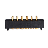 Conector Pogo Pin HYTEPRO C712 Chapado en Oro de 12 Pines con Resorte para Drones, Robots, Dispositivos Médicos y de Salud