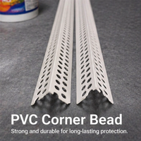 Profilés d'angle en PVC robustes anti-vandalisme et profilés d'angle intérieur/extérieur pour murs de clôture