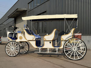 Vente en gros de calèche de mariage Cendrillon, chariot électrique, calèche royale, buggy, chariot à chevaux idéal pour le tourisme en Arabie Saoudite - Product Image 5