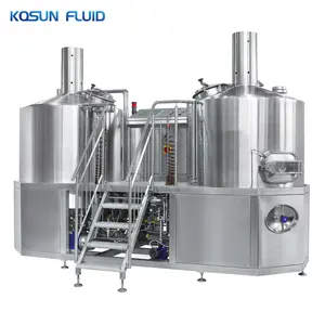 KOSUN 10bbl Brewhouse อุตสาหกรรมกาต้มน้ำเบียร์อุปกรณ์โรงเบียร์โปรแกรมแบบครบวงจร