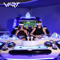 VART UFO 5 sièges chaise de jeu de réalité virtuelle multijoueur Vr 360 cinéma 9D simulateur de vol Vr Station Vr Machine de jeu