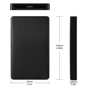 <b>SATA</b> 2.5 Inch Hard <b>Drive</b> Enclosure USB 3.0 External SSD Case Mesh Texture Black - Product Image 5