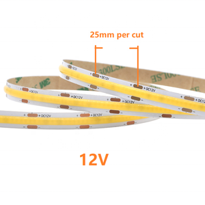 3 tahun garansi COB <span class=keywords><strong>LED</strong></span> Strip 480LEDs CE <span class=keywords><strong>RoHS</strong></span> 12V 24V 100ft putih hangat 6500k tembaga Remote Control fleksibel COB <span class=keywords><strong>LED</strong></span> Strip - Product Image 3