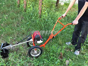 Oferta Especial: Desbrozadora de 2 Ruedas y 2 Tiempos, Máquina Cortacésped para Jardín y Césped - Product Image 1