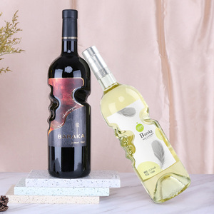 Vin rouge sec 750 ml 12,5 % vol, vin blanc avec bouteille créative personnalisée en forme de doigt, approvisionnement en vrac pour l'industrie de la restauration - Product Image 3