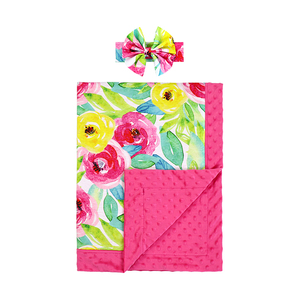 Couvertures de réception et de sommeil pour bébés, imprimées sur mesure, en tricot, pour nouveau-nés, <span class=keywords><strong>80</strong></span>*100 <span class=keywords><strong>cm</strong></span>, en fil doux Minky, 600TC, style américain - Product Image 2