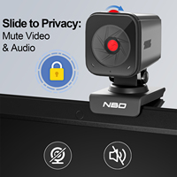 NBD Micrófono de alta calidad Cámara web 1080p Hd Cámara web Cámara personalizada Pc Usb Computadora Webcam