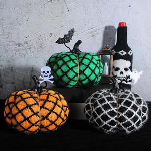 Adornos de <span class=keywords><strong>calabaza</strong></span> de Halloween Decoraciones para fiestas navideñas 2023 Transfronterizo Hecho a mano Poliéster <span class=keywords><strong>Calabaza</strong></span> Accesorios Precio de fábrica - Product Image 3