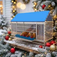 Nouvelle cage galvanisée de type anti-pluie, haute qualité, capacité 15 oiseaux, prix abordable