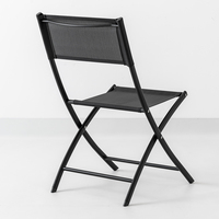 Chaise de jardin pliable en métal au design moderne, chaises de table portables pour restaurant, patio, salon, chambre à coucher, cour, meubles