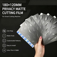 Casusluk Önleyici Mat Dokulu Hidrojel Film 180*120MM Özel Baskılı Desen Gizlilik Ekran Koruyucu Mika Levhalar Kesim