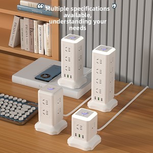 Nuevo Enchufe de Conversión Vertical Multifuncional, Cable de Extensión, Material de Polipropileno, Protección Contra Descargas Eléctricas para Niños - Product Image 4