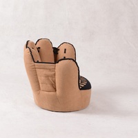 Moderno PVC Guantes de béisbol Diseño Sofá para niños para el dormitorio y la sala de estar Silla divertida infantil con acento en los dedos