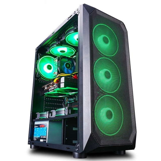 Gaming PC Motherboard with 16GB DDR4 256GB SSD Desktop Computer