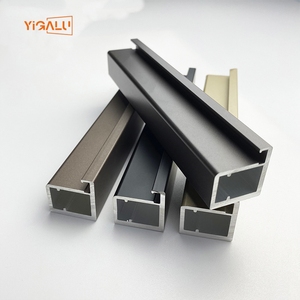 Portes à cadre en aluminium populaires d'amérique du <span class=keywords><strong>nord</strong></span> porte de cuisine cadre en aluminium armoire à vin verre porte à cadre en aluminium - Product Image 2