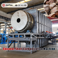 Machine de carbonisation continue, four à charbon de biomasse pour la fabrication de charbon à partir de coques de noix de coco et de palmiers